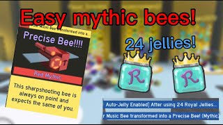 How to get CHEAP AND EASY mythic bees in bee swarm simulator [upl. by Silsbye]