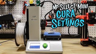 3D Printing Monoprice Mini Select Cura Settings [upl. by Iroak564]