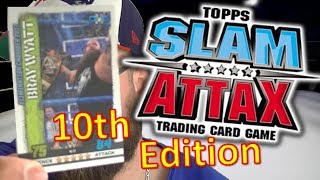 WWE Slam Attax 2017  Neue Karten  10th Edition  10 Booster Packs  deutsch [upl. by Vasily33]