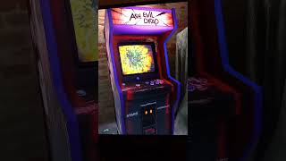 Retro Realms Double Feature Ash VS Evil Dead Arcade Machine Video Game Cabinet horror [upl. by Henleigh]