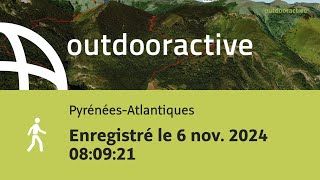 randonnée dans les PyrénéesAtlantiques Enregistré le 6 nov 2024 080921 [upl. by Madelle]