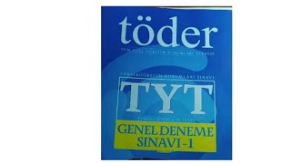 20232024 TÖDER TYT DENEME SINAVI1 GEOMETRİ ÇÖZÜMLERİ töder [upl. by Trust661]