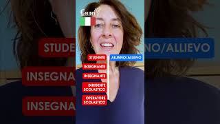 Conosci i SINONIMI Vocabolario tema SCUOLA in Lingua Italiana 🇮🇹 linguaitaliana sinonimi [upl. by Meriel129]