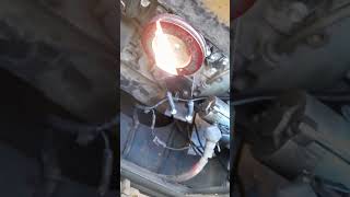 Changing the accelerators motor kato excavator hd 1023 [upl. by Nomael]