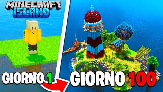 SOPRAVVIVO 100 GIORNI su un ISOLA DESERTA in MINECRAFT [upl. by Cirre257]