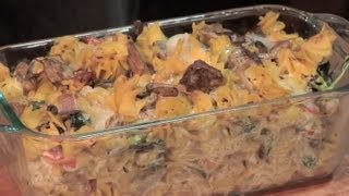 Recipe for Diced Cooked Chicken With Pasta amp Ricotta Cheese  Mushroom Recipes amp More [upl. by Sarkaria]