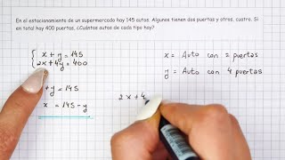 SISTEMA DE ECUACIONES  Aplicación en problemas  Método de sustitución  Planteo y resolución [upl. by Leanatan773]