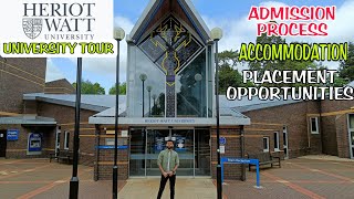 HERIOT WATT UNIVERSITY TOUR  ADMISSION PROCESS  ACCOMMODATION  PLACEMENT OPPORTUNITIES [upl. by Maximilian]