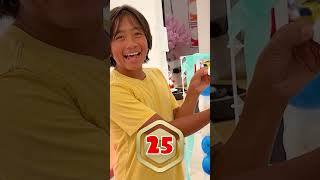 Ryans 12th Birthday Balloons Pop Challenge [upl. by Ynattib]