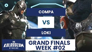 A GORILLA GRODD IN GRAND FINALS  Kolosseum Season 2 Week 02 Injustice 2 Grand Finals [upl. by Nedda]