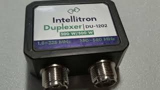 Intellitron DU 1202 HF  VHF UHF Duplexer [upl. by Alim]