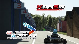 Race Virtually at Essay with KartSim in rFactor 2 [upl. by Aneek679]