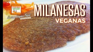 Milanesas veganas  Cocina Vegan Fácil [upl. by Eelrac]