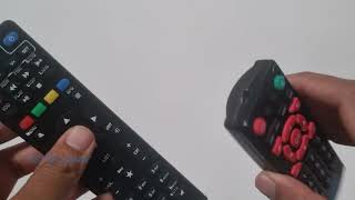 dilos hds25490 set top box remote pairing with tv remote video by itsmkumar [upl. by Fowkes]