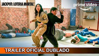 Jackpot Loteria Mortal 2024 Trailer Oficial Dublado [upl. by Arakat]