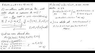 MATEMATICA EVALUARE NATIONALA 2024 subiectul I II [upl. by Kask]