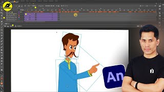 How To Create Angry Animated Character  Learn 2D Animation Step By Step LearnAnimationHindi [upl. by Nasas]