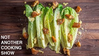 THE ORIGINAL CAESAR SALAD RECIPE [upl. by Paulie]