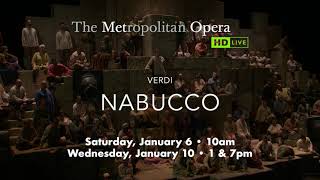 MET Operas Nabucco returns to Rialto Cinemas Sebastopol [upl. by Dearborn]