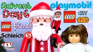 DAY 6  2016 Advent Calendar Collection 4 Playmobil 2 Schleich Lego Friends City amp Star Wars [upl. by Nalra]