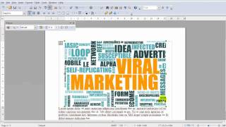 Text wrap an image using open office [upl. by Urina]