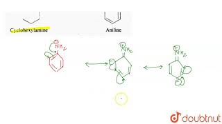 Cyclohexylamine is more basic than aniline Explain  11  ORGANIC CHEMISTRY  SOME BASIC PRINC [upl. by Nadiya]