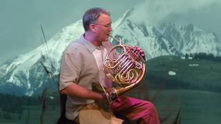 French Hornist Richard Burdick talks about hand position and stopped horn [upl. by Nogaem]