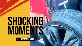 DIY How To Plug a Tire  Quick and Easy Method  Mini Vlog  Come With Me To The Tire Shop fyp [upl. by Ogg549]