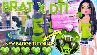 💢HOW TO GET NEW BRAT BADGE amp FULL UPDATE TOUR  Dress To Impress Roblox [upl. by Bethanne]