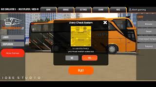 CARA PASANG LIVERY BUS SIMULATOR X  MULTIPLAYER  ANDROID GAMEPLAY [upl. by Kenlee590]