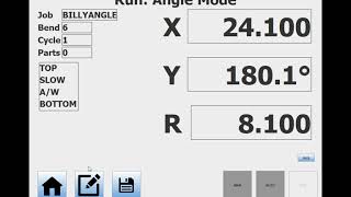 New Automec CNC 600 Backgauge System Control for Press Brake Short Programming Demo [upl. by Hoskinson]