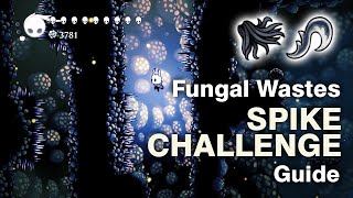 Hollow Knight Wall Jump and Spikes Guide Fungal Wastes [upl. by Ion30]