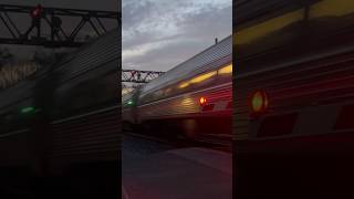 Amtrak comes speeding down to Rhinecliff amtrak train [upl. by Weed]