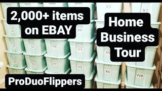 How we store over 2000 items listed on EBAY in our home [upl. by Adien]