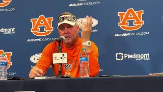 Hugh Freeze on the ADay game [upl. by Tynan]