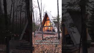 quotTurtle DovinquotRomantic 1Bedroom Cabin with Hot Tub [upl. by Kcam520]