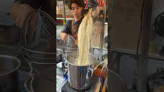 The famous Buldak StirFried Noodles Omelette in Malaysia [upl. by Sarette]