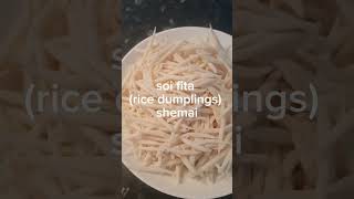 how to make a rice dumplings soi fita shemai [upl. by Hctud]