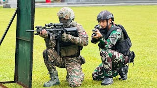 Exercise Gauruda Shakti 2024 between Indian Army  Indonesian Army underway at Mokopassus Cijantung [upl. by Odnesor]