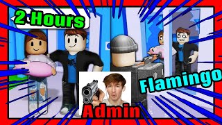 2 Hours of Flamingo Roblox Admin Abuse [upl. by Alehc]