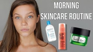 Morning Skincare Routine  Holly Kitney [upl. by Jilleen]