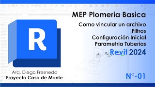 01 MEP Revit Plomería básica  configuración inicial [upl. by Assehc908]