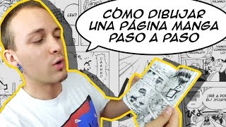 CÓMO DIBUJAR MANGA PÁGINA PASO A PASO  Jako Del Bueno [upl. by Roana]