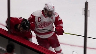 Zetterberg goes in hard on Borowiecki [upl. by Marsiella]