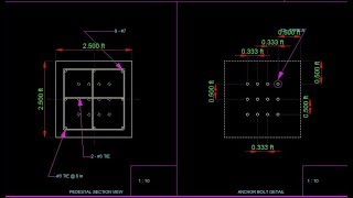 STAAD Pro Advanced Foundation  Design of Isolated Foundation Pedestal amp Anchor Bolt Day 49 [upl. by Gierk72]