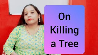 On killing a tree [upl. by Gaylor]