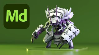 Mecha Golisopod VR Sculpt Timelapse in Substance Modeler [upl. by Annamaria]