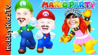 HobbyMom Plays Bower in thisMario Party Video Game [upl. by Goober280]