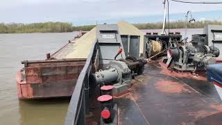 Towboat Pushing Barge 4K [upl. by Kalvn]