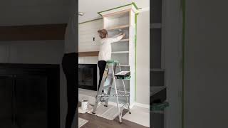 IKEA billy bookcase built ins diyhomeprojects diybuilds builtins [upl. by Bello]